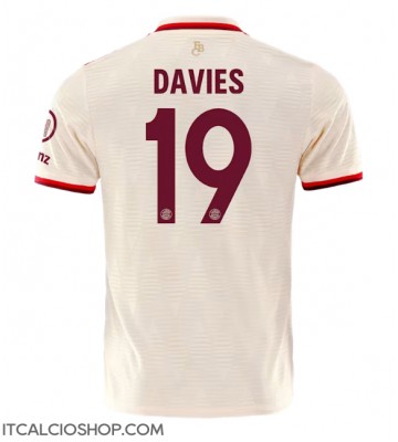 Bayern Munich Alphonso Davies #19 Terza Maglia 2024-25 Manica Corta